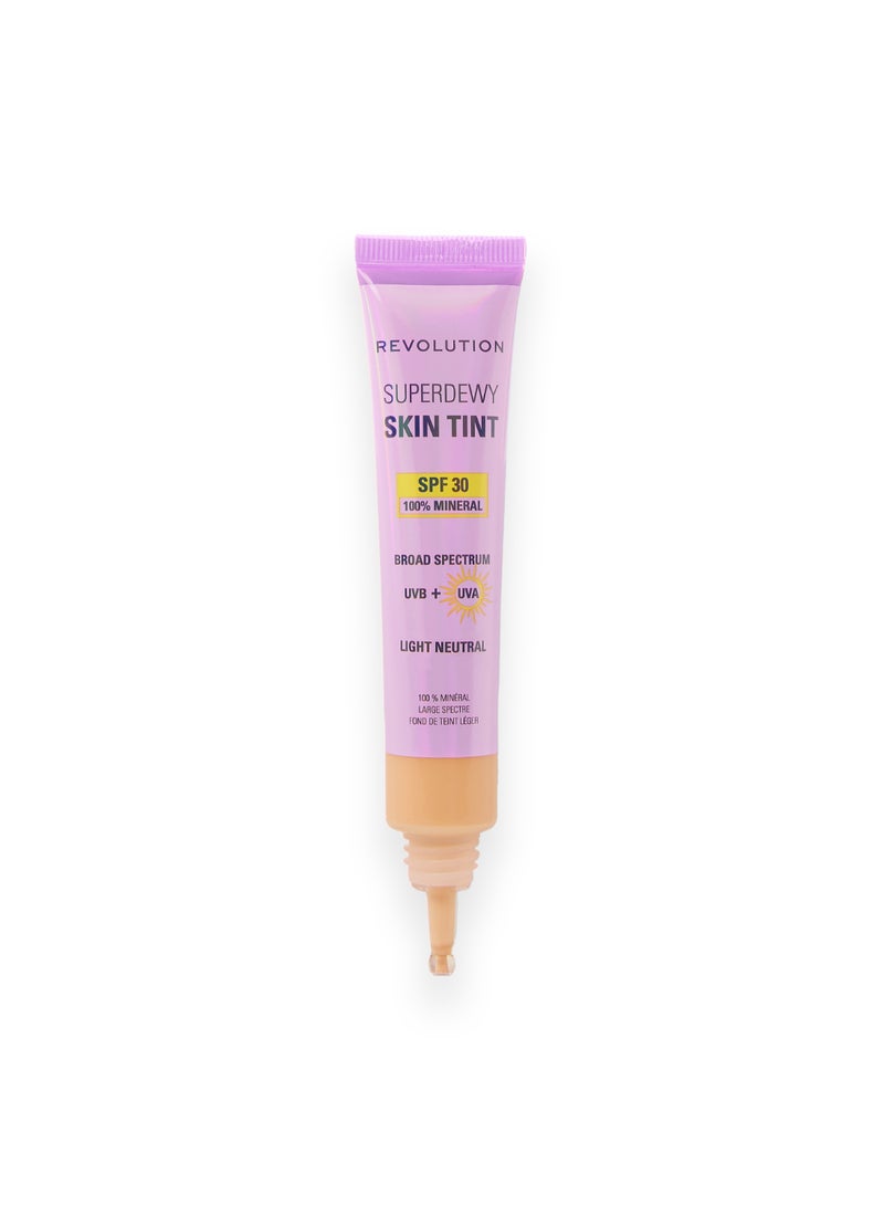 REVOLUTION Superdewy Sundew SPF30 Skin Tint Light Neutral - Image 4