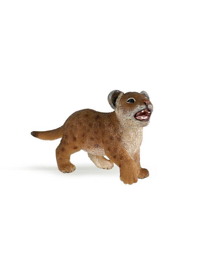 Papo Papo -Hand-Painted - Figurine -Wild Animal Kingdom - Lion Cub -50022 -Collectible - for Children - Suitable for Boys and Girls- from 3 Years Old - Image 1