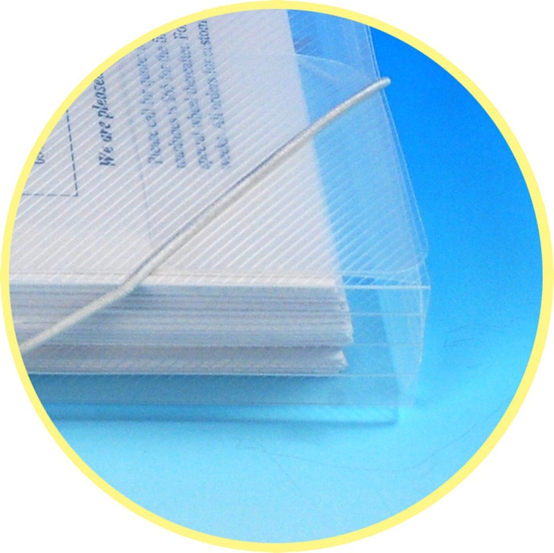 Lion Paper Keeper Ex panding Document Wallet, Letter, Clear, 1 Wallet (94010-CR) - Image 2