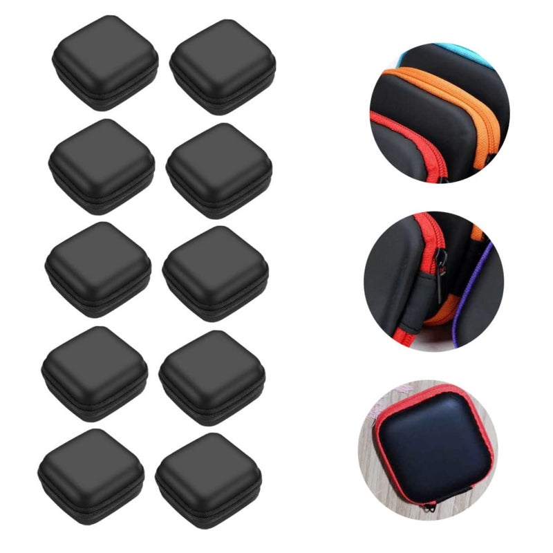 10Pcs Shockproof Travel Earphone Case Pouch Organizer Wear Resistant Compact Storage - Image 4