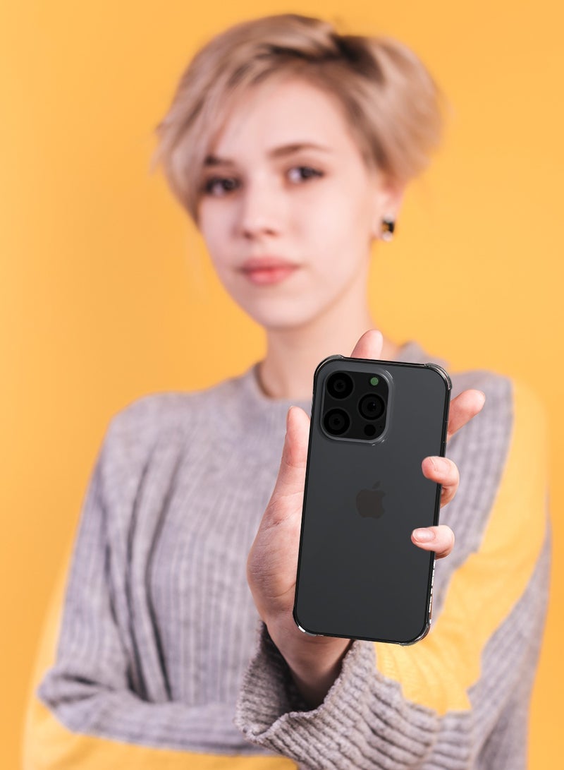 Max & Max iPhone 15 Pro Clear Case – Ultra Slim Crystal Transparent Cover, Anti-Yellowing & Anti-Scratch Protection for iPhone 15 Pro (6.1 inch) - Image 2