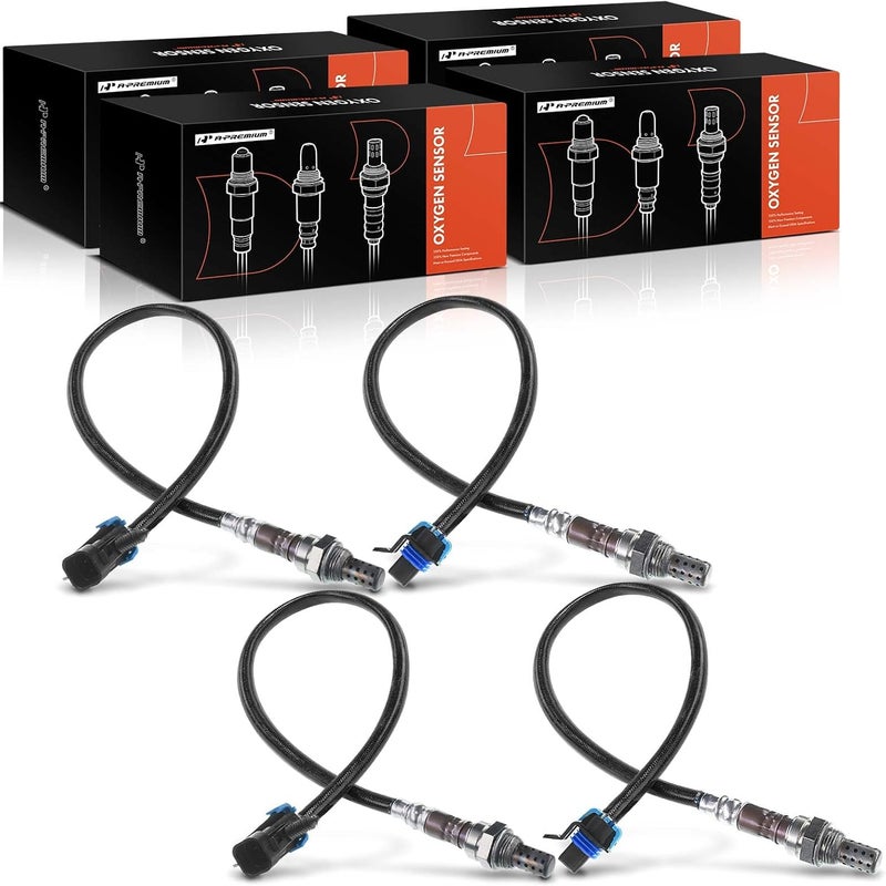 A-Premium O2 Oxygen Sensor Set for Chevrolet and Buick Models - 4-PC Upstream & Downstream - Image 1