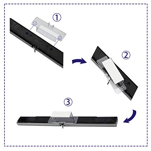 Xahpower USB Sensor Bar for Wii, Replacement Wired Infrared Ray Sensor Bar for Nintendo Wii and Wii U Console - Image 4