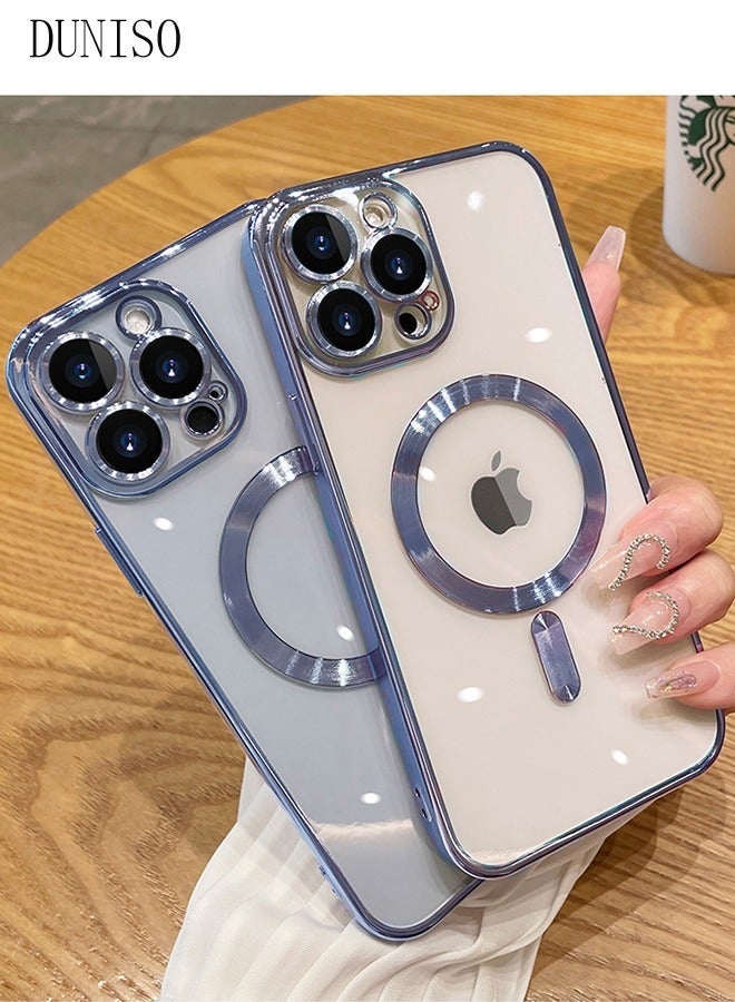 DUNISO iPhone 15 Pro MAX Phone Case 6.7" Full Body Protective Phone Cover With Crossbody Strap Anti-fall Phone Case Built-in Screen and Camera Protector For Apple 15 Pro MAX Phone Case - Image 2