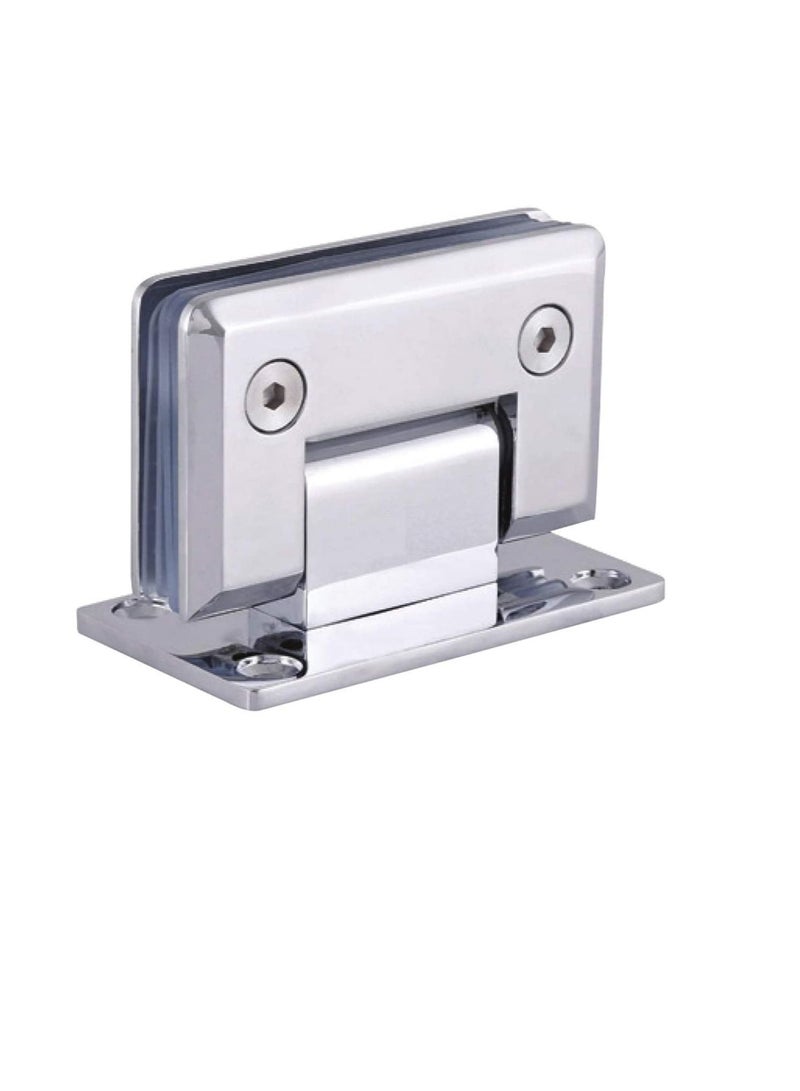 Heavy Duty 90 Degree Glass Door Cupboard Showcase Cabinet Clamp Glass Shower Doors Hinge Wall-to-Glass With Zinc,Chrome - DT-301  - Image 3