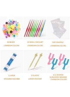 Mumoo Bear Mumoo Bear 6800 Loom Bands Kit with Loom Board, Kids Art Crafts Bracelet Making Set with Hooks &Charms  - Image 4
