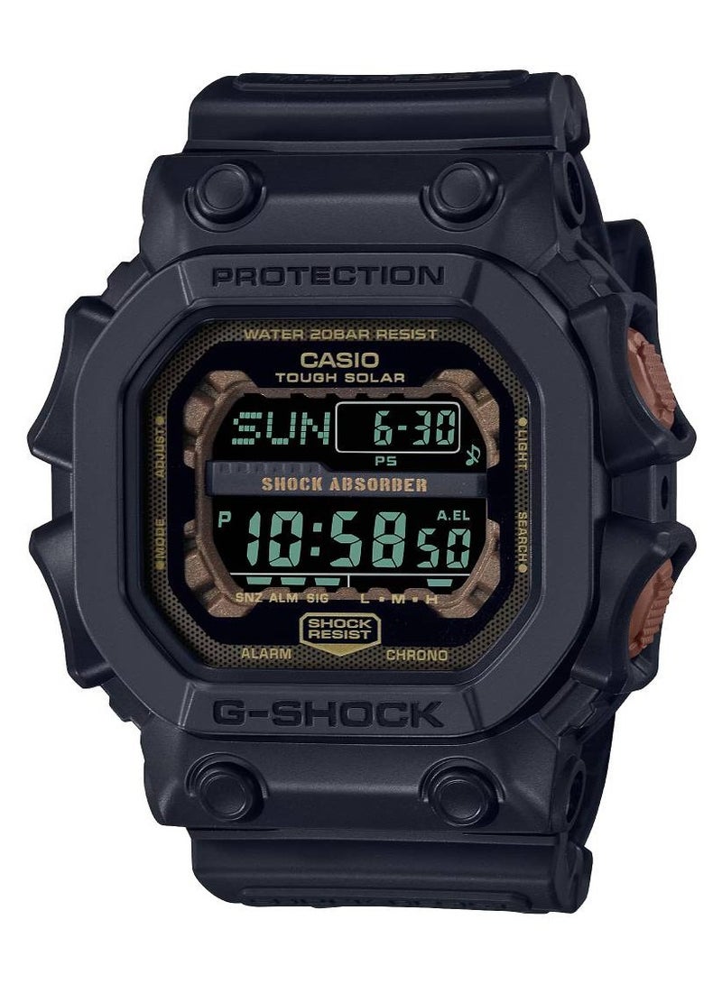 CASIO ساعة يد رقمية للرجال على شكل سداسي من الراتنج GX-56RC-1DR - 53.6 مم - Image 1