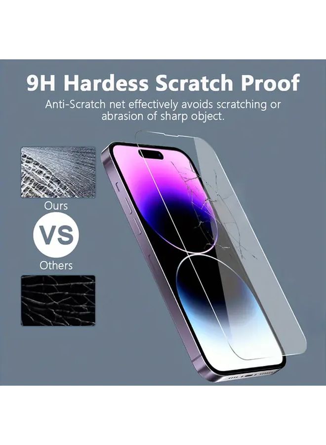 Tempered Glass Screen Protector For iPhone XR Transparent Full Coverage Anti Fingerprint - Image 4