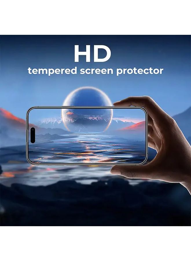 Tempered Glass Screen Protector For iPhone XR Transparent Full Coverage Anti Fingerprint - Image 5