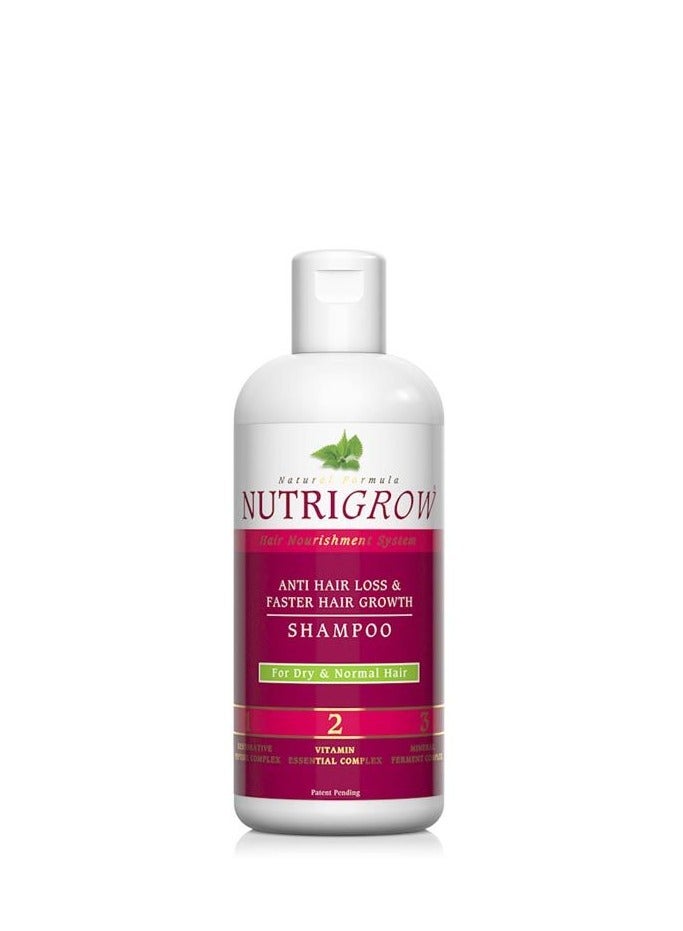 Nutrigrow Anti Hair Loss & Faster Hair Growth Shampoo 4 Dry & Normal Hair 300 ml