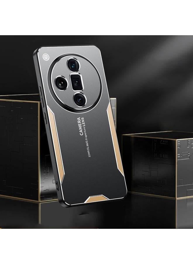 S-TOP Case For OPPO Find X7 Blade Series TPU Hybrid Metal Phone Case - Image 3