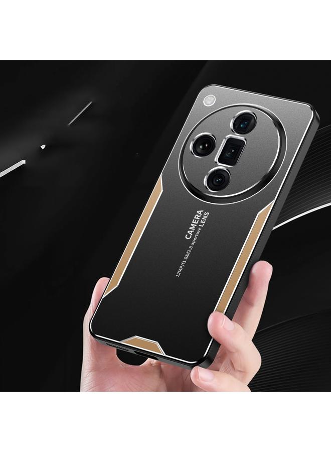 S-TOP Case For OPPO Find X7 Blade Series TPU Hybrid Metal Phone Case - Image 4