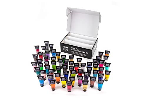 LIQUITEX Basics Acrylic Paint, Set of 60 colours, 60 x 22ml - Image 1
