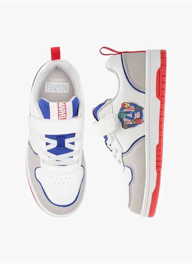 مارفل Boys Sneaker With Double Velcro