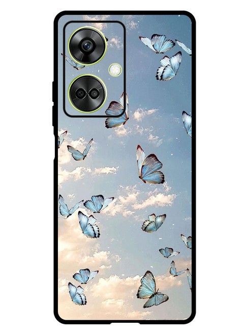 Protective Case Anti Scratch Shock Proof Bumper Cover For Oppo K11 Butterfly in sky