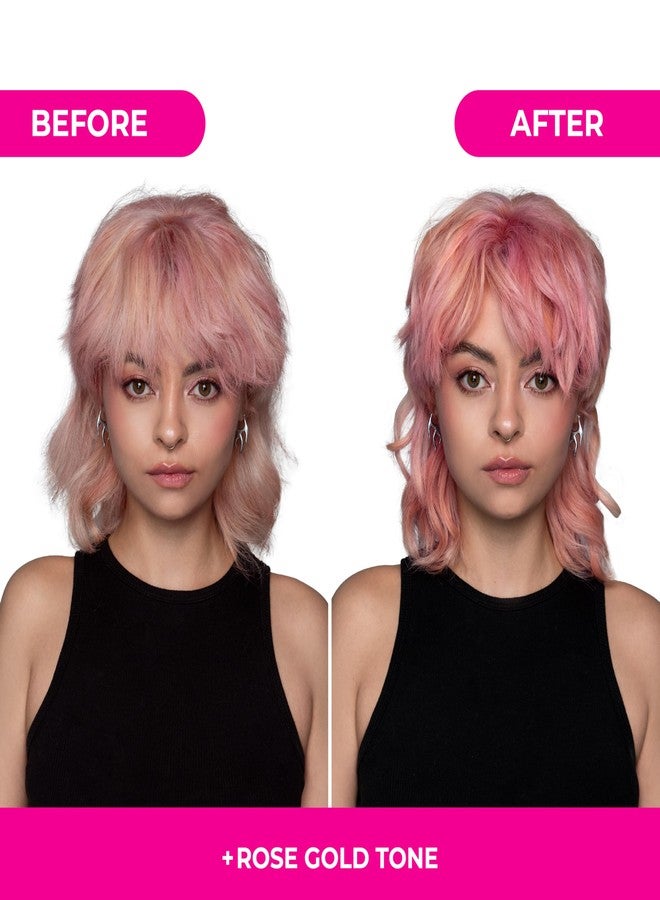 naissant Rose Gold Hair Toning Mask | Ultra High-Purity Pigments | Color Depositing Soft Rose Gold Tone | Hyaluronic Acid, Collagen & Biotin | Paraben, Ammonia & Sulfate Free | 10.1 Fl. Oz - Image 3