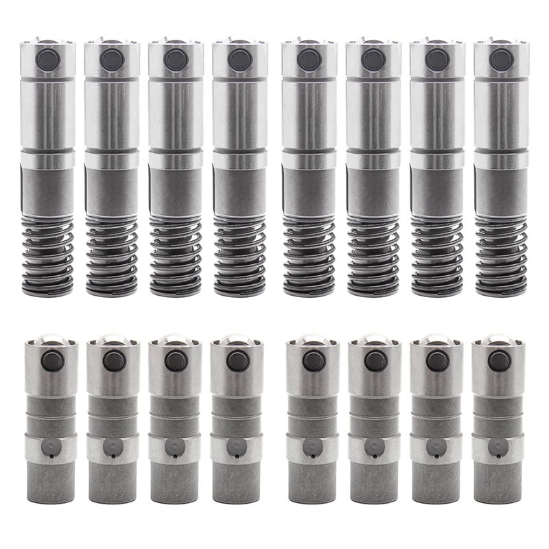 HTRACING 16 Pcs Active Fuel Management AFM DOD Roller Lifters Valve Lifters Hydraulic Compatible with Chevy GMC Cadillac Buick 53L 60L 200712 Replaces 12619820 17122490 12645725 88