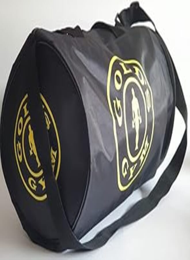 Generic Black sport gym bag with separate shoes space, big size 55cm