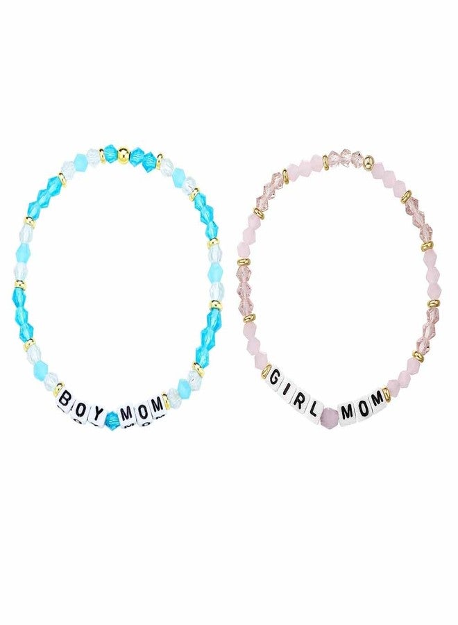 Lemua Girl and Boy Mom Bracelets Twin Mom Bracelet Mama Gifts for Women New Mama - Image 1