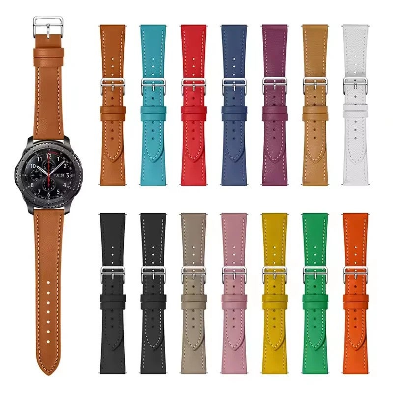 Bluejw 20mm Genuine Leather Watch Strap Replacement for Timex Weekender & Expedition – Premium Universal Band Compatible with Most Smartwatches - Image 3