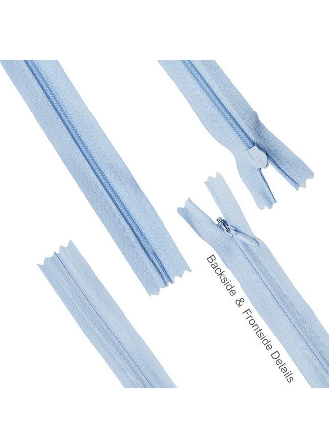 Renashed Renashed 45pcs 21.5 Inch Nylon Invisible Zippers for Tailor Sewer Sewing Craft Crafter's Special (Light Blue)  - Image 5