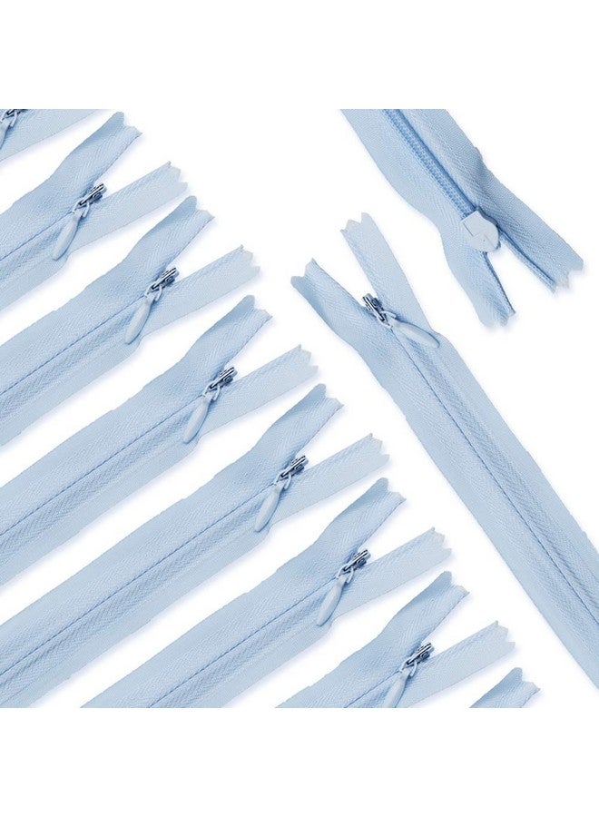 Renashed Renashed 45pcs 21.5 Inch Nylon Invisible Zippers for Tailor Sewer Sewing Craft Crafter's Special (Light Blue)  - Image 1