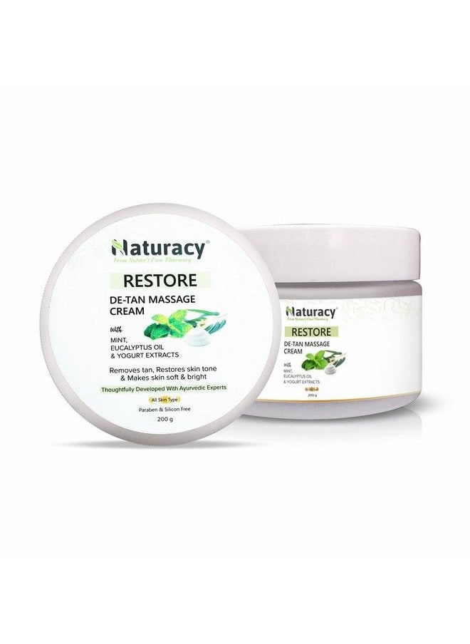 Naturacy - Detan Cream For Face Neck & Hands Tan Removal & Skin Brightening (100 G) - Image 1