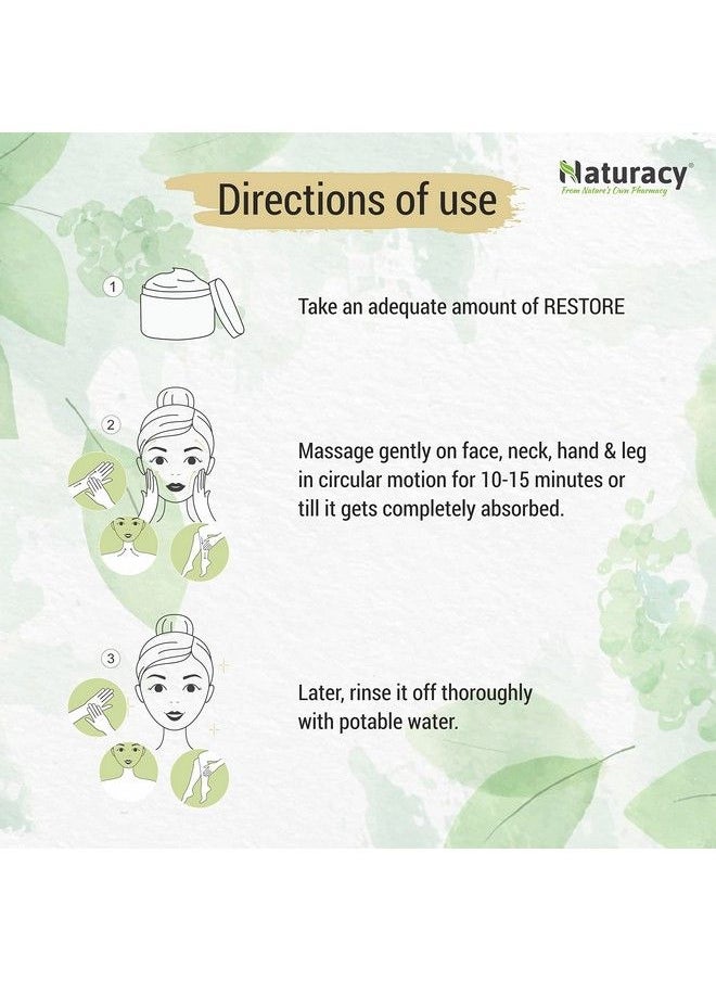 Naturacy - Detan Cream For Face Neck & Hands Tan Removal & Skin Brightening (100 G) - Image 1