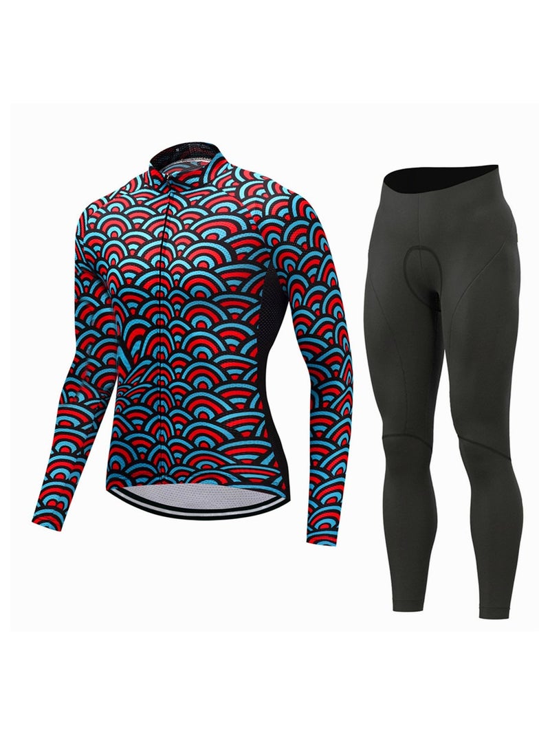 KUYING Outdoor Mountain Bike Road Bike Riding Suit Set 