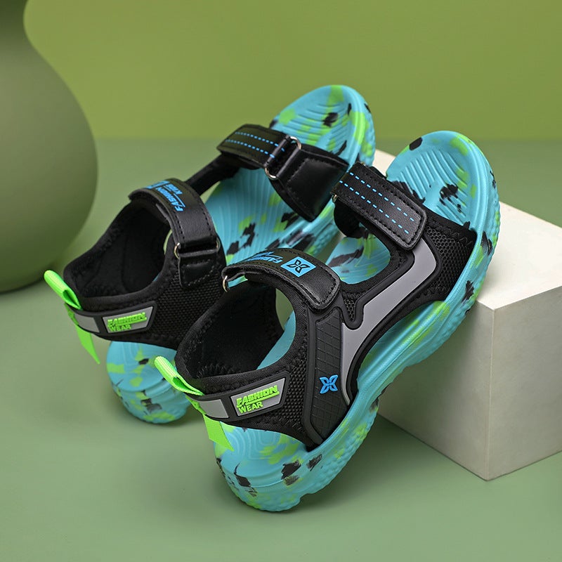 Boys Sandals Breathable Middle And Large Children'S Little Boy Casual Shoes Lightweight Non-Slip Children'S Beach Shoes 199 - Image 5