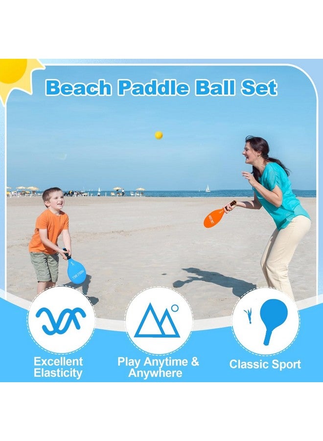 Chocozone Toss & Catch Ball Game Indoor & Outdoor Toys for Kids Beach Toys Pool Toys for 4 5 6 7 8 9 Years Old Boys & Girls (Beach Paddle Ball Set) - Image 5