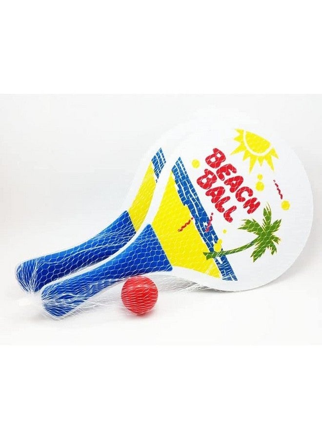 Chocozone Toss & Catch Ball Game Indoor & Outdoor Toys for Kids Beach Toys Pool Toys for 4 5 6 7 8 9 Years Old Boys & Girls (Beach Paddle Ball Set) - Image 2