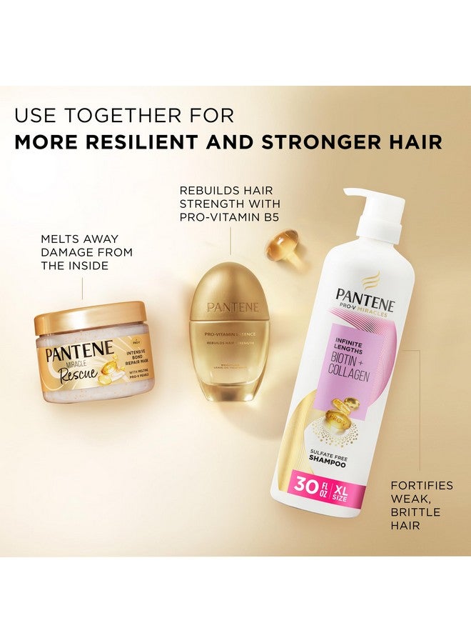 Pantene Pantene Miracle Rescue Hair Mask, Intensive Bond Repair with Melting Pro-V Pearls, Melts Away Damage, Builds Bonds, Strengthens Against Damage, Deep Conditioning for Dry Damaged Hair, 10.1 fl oz  - Image 5