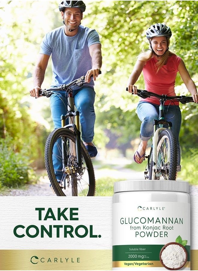 CARLYLE - Glucomannan Powder 12 oz | Konjac Powder Supplement | Vegan & Vegetarian | Non-GMO, Gluten Free - Image 1