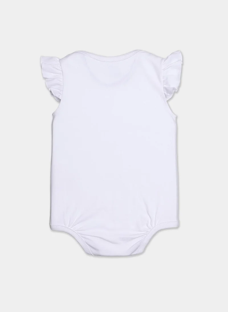 Nautinati  Nautinati Cotton Printed Pack Of 2 Bodysuits For Infant Girls for Women | Best Price UAE