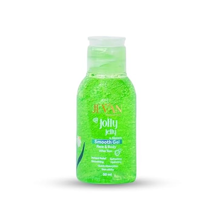 JEVAN Soothing Gel After Sun - Jolly Jelly -Ultimate Sunburn Relief - 50 ML New - Image 1