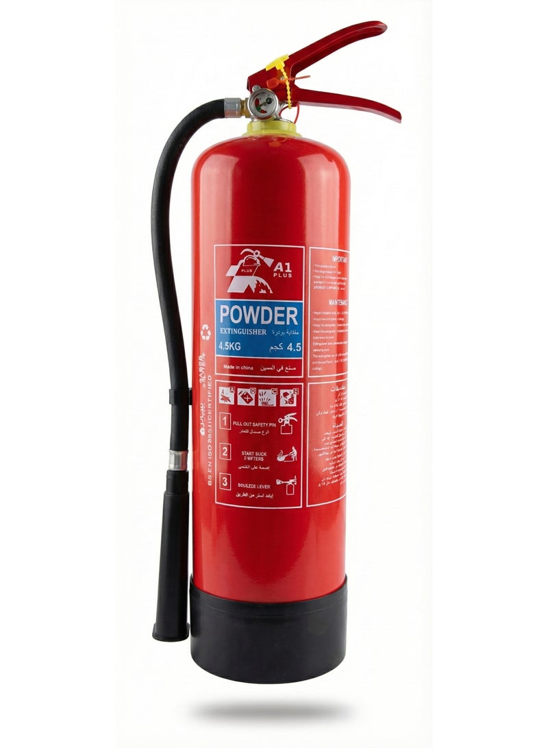 4.5 kg Dry Powder Fire Extinguisher ABC FireShield for Homes, Cars, and Vans - Image 1