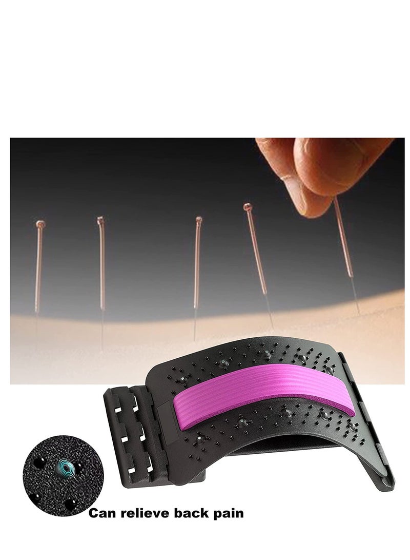ELTRAZONE جهاز تمديد الظهر، جهاز دعم القطنية مع نقاط ضغط مغناطيسية، جهاز تمديد العمود الفقري للقرص المنزلق، عرق النسا، الجنف، دعم الظهر السفلي والعلوي - Image 2