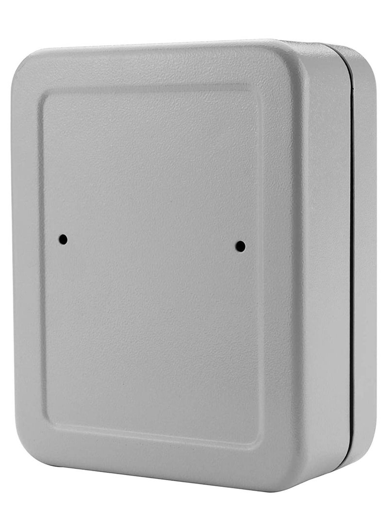 Key Cabinet Wall Mount Design with Key Lock Secure Metal Key Safe Box, Best Wall Mounted Key Safety Box Cabinet Design (20 Key Capacity) White