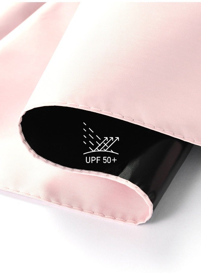 Folding Umbrellas Travel Pocket Umbrella Small Mini Umbrella Light Compact Design Perfect for Travel Lightweight Portable Parasol Outdoor Summer Sun Rain Umbrellas Windproof Water Repellent - Image 5