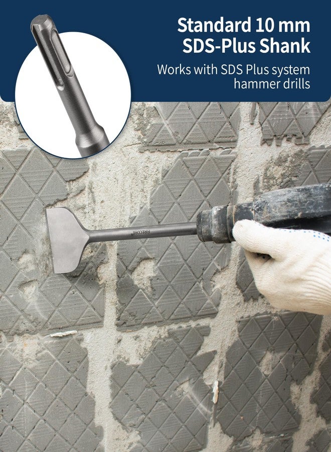 Firecore إزميل Firecore SDS Plus 2 قطعة، أداة إزالة البلاط المنحنية بزاوية 3 بوصات (3 × 10 بوصة) FS18310 - Image 3