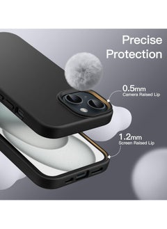 FITIT FITIT Magnetic Silicone Case for iPhone 13 6.1-Inch, Compatible with MagSafe, Black  - Image 3
