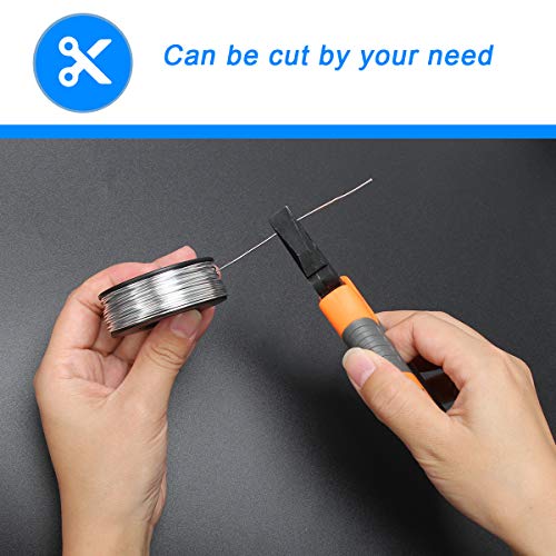 Luxiv Aluminum Craft Wire 8 Gauge 12 Gauge 18 Gauge, Luxiv 1mm 2mm 13mm Aluminum Wire for Crafting Line Soft DIY Metal Craft Art Line - Image 4