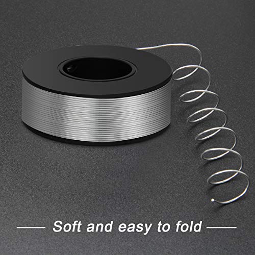 Luxiv Aluminum Craft Wire 8 Gauge 12 Gauge 18 Gauge, Luxiv 1mm 2mm 13mm Aluminum Wire for Crafting Line Soft DIY Metal Craft Art Line - Image 5