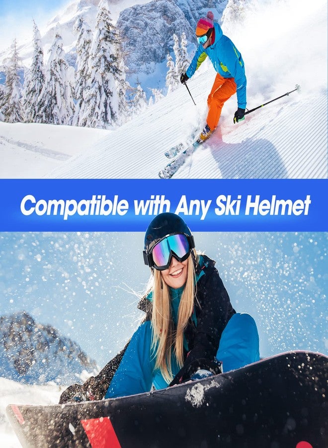 MAMBAOUT Adult Snow Ski Goggles, Snowboard Goggles for Youth, Teens, Men & Women, Wide View Snowmobile Goggles - Image 5