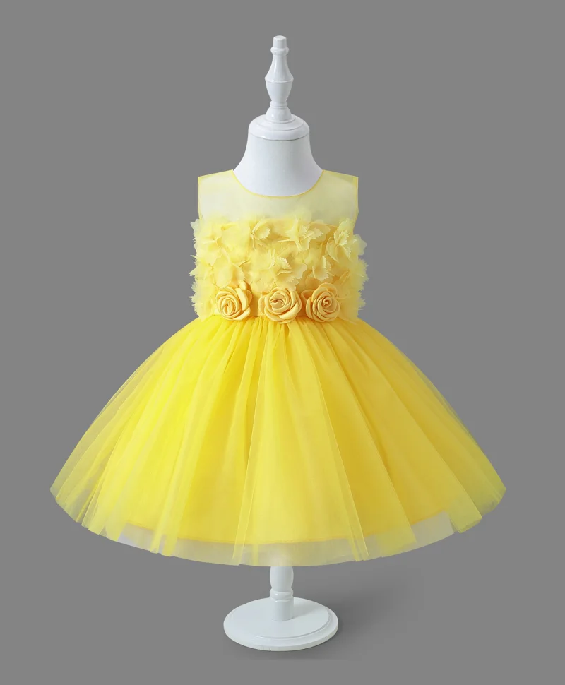 Mark & Mia Mark & Mia Floral Embellished Dress - Yellow