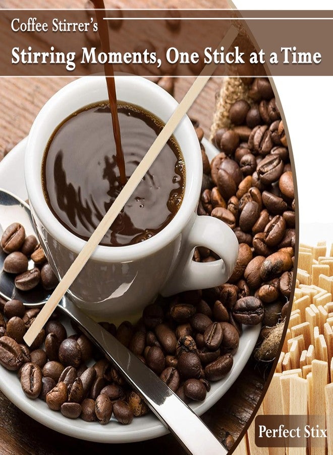 Perfect Stix عصي القهوة المثالية - FS202-1000، عصي خشبية لتحريك القهوة، بطول 7 إنش (عبوة من 1,000) - Image 4
