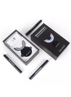 GlorySmile Wireless Rechargeable Teeth Whitening Light Kit Black Luxury Home Tooth Cleaning Set Stain & Plaque Removal With Max Effect Unisex  - Image 1