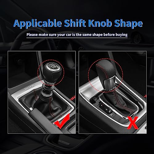 AIRSPEED for Subaru WRX Gear Shift Panel Frame Cover Center Console Cup Holder Frame Sticker Interior Decoration for Subaru WRX Saloon 2015 2016 2017 2018 2019 2020 2021 Accessories, (Black) - Image 2
