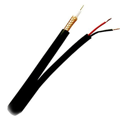 FiveStarCable RG59 1000 ft. Siamese Coaxial CCTV - Combo 20 AWG RG59 Video + 18/2 18AWG Power Cable Color Black - Image 3